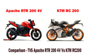 TVS Apache RTR 200 4V Vs KTM RC200