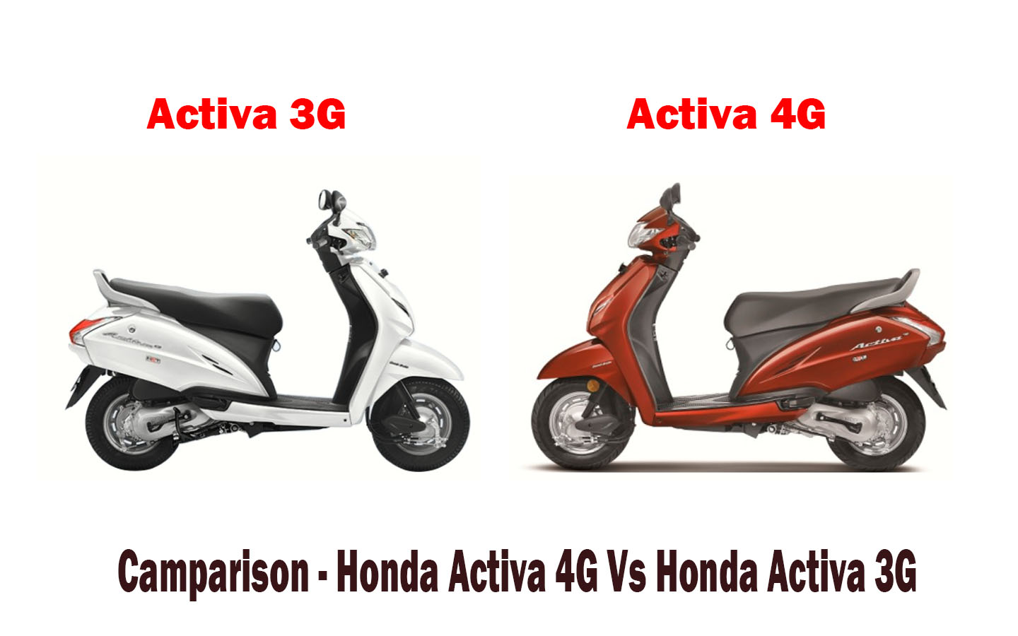 Honda Activa 4G Vs Honda Activa 3G