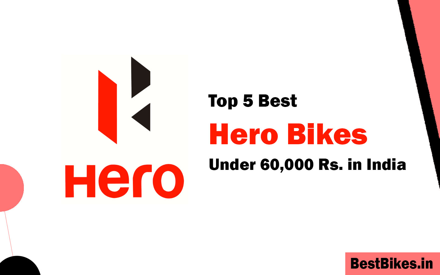 top 5 best hero bikes under 60000
